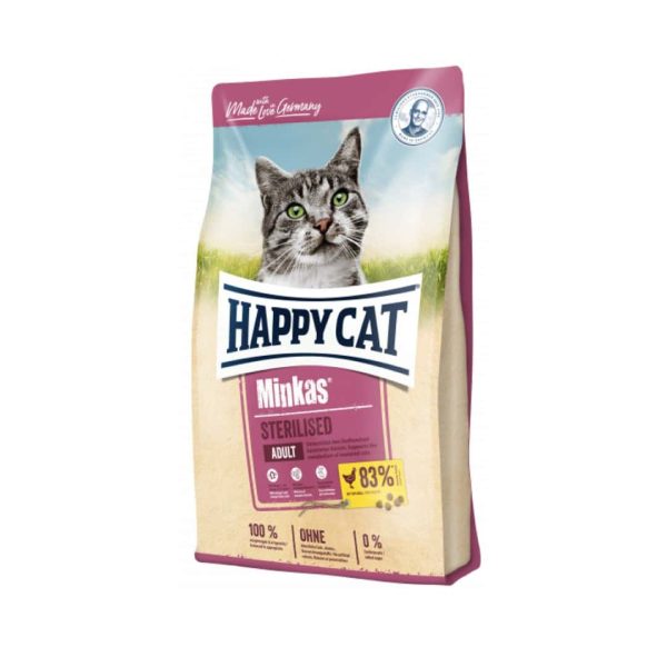 Happy Cat Minkas Cat Dry Food Sterilised 10kg
